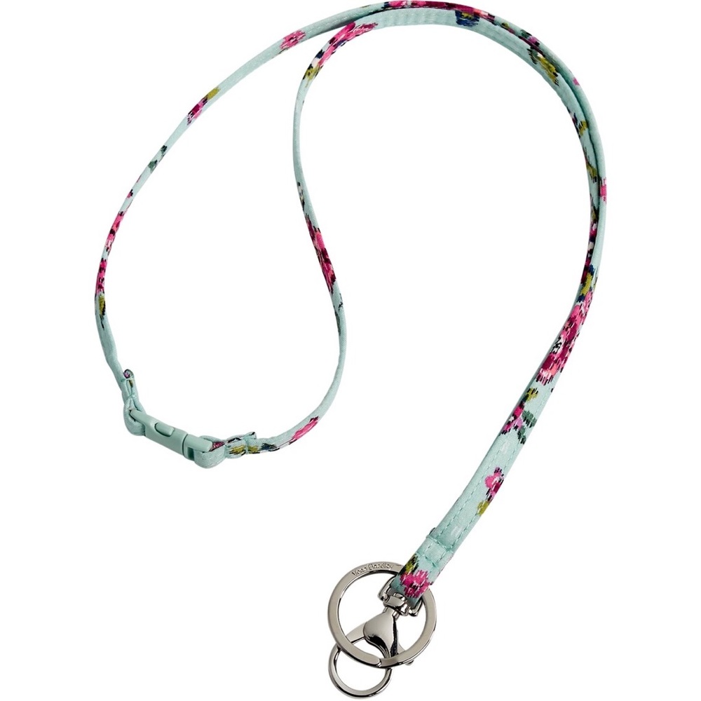Vera Bradley Water Bouquet Iconic Lanyard NWT